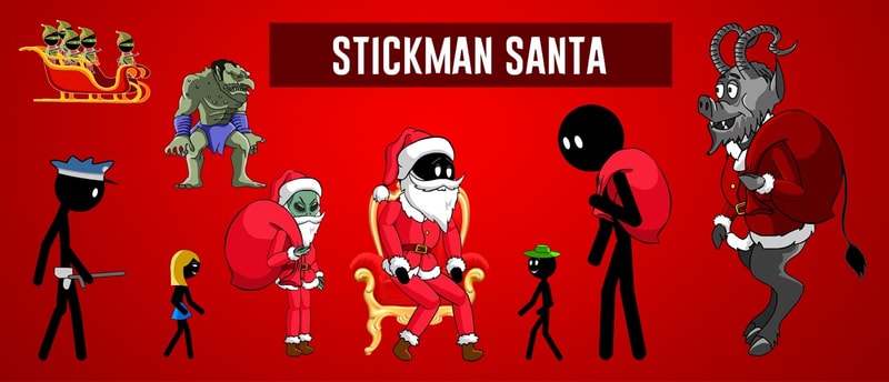 Stickman Santa