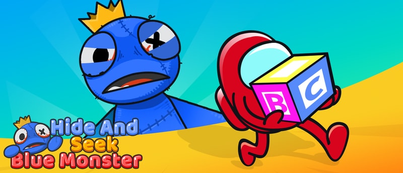 Hide And Seek Blue Monster