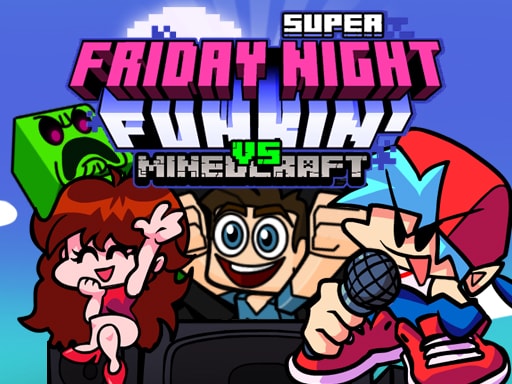 Super Friday Night Funkin vs Minedcraft - Play Free Music Battle Game
