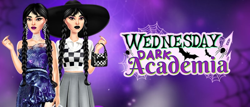 Wednesday Dark Academia Dress-Up Game – Play Online for Free
