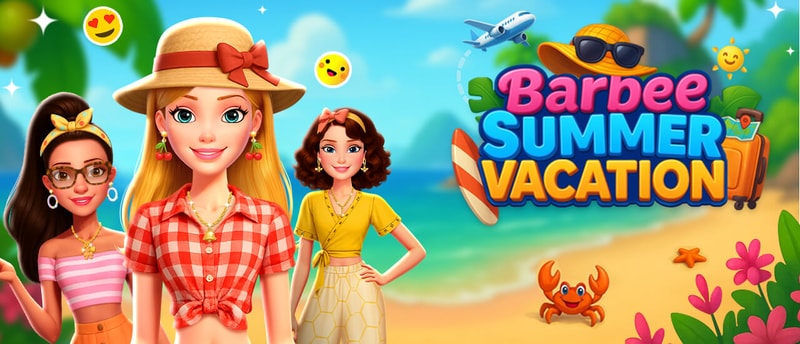 Barbee Summer Vacation - Juego de Vestir y Vacaciones de Verano