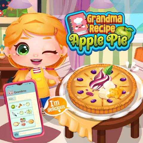 Grandma Recipe Apple Pie - Juego de Cocina Gratis para Niños
