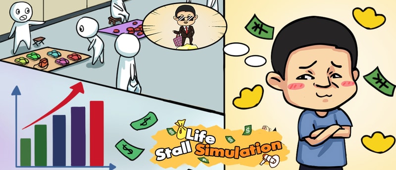 Stall Life Simulation - Play Market Stall Business Game