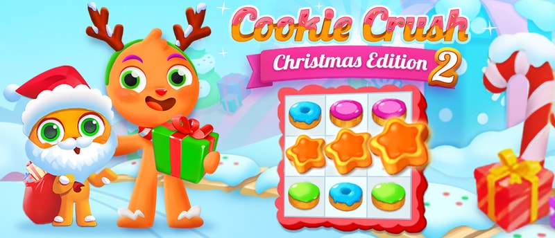Cookie Crush Christmas 2: Juego de Match-3 Navideño Gratis