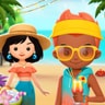 Toca Teens Floating Beach Party - Fun Dress-Up Game for Kids