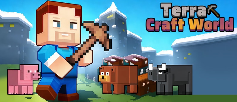 Terra Craft World - Open World Survival & Building Game