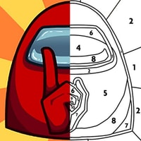 Among Them Coloring Book - Fun Art & Relaxing Coloring Game