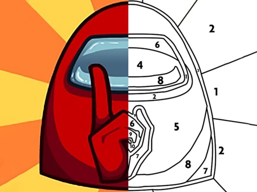 Among Them Coloring Book - Fun Art & Relaxing Coloring Game