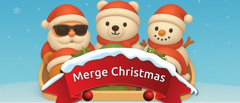Merge Christmas - Festive Puzzle Game to Play and Merge Snowballs