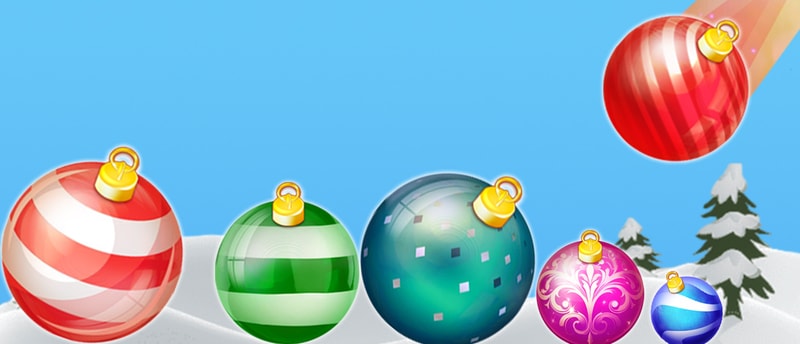 Puzzles Balls Merge the New Year!