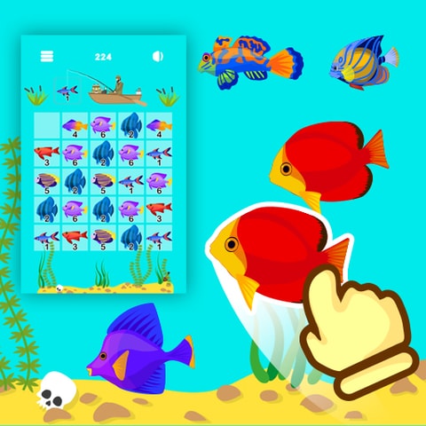 Merge Fish - Bulmaca ve Eşleştirme Oyunu Oyna