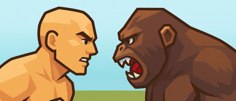 Men Vs Gorillas - Play the Ultimate Battle Game Online for Free