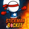 Stickman Rocket - Juego de disparos casual y divertido