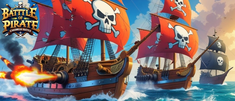 Battle of Pirate Caribbean Battle - Play Naval War Game Online