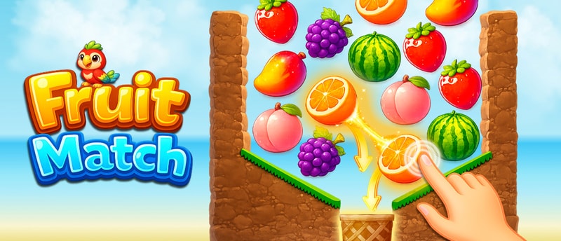 Fruit Match - Free Puzzle Game to Play and Clear the Board