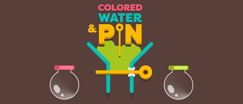 Colored Water & Pin