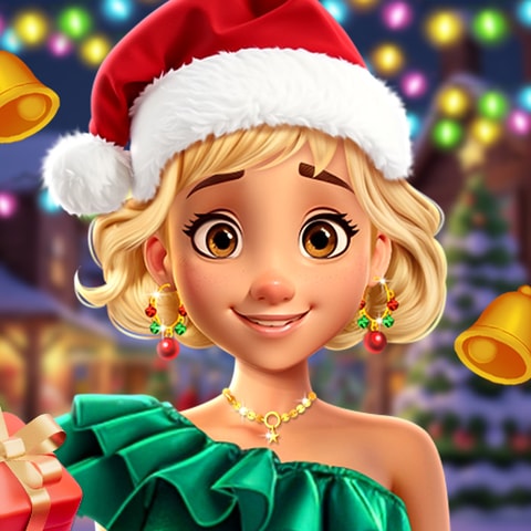 Fashionista Navidad Fiesta - Juego de vestir y celebrar en línea