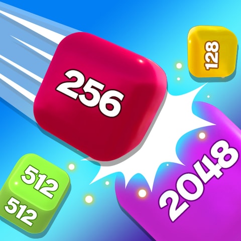 Chain Cube 2048: Juego de combinar en línea y gratis