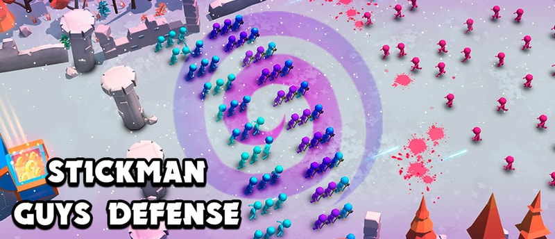 Stickman Guys Defense - Free Tower Defense Game to Play