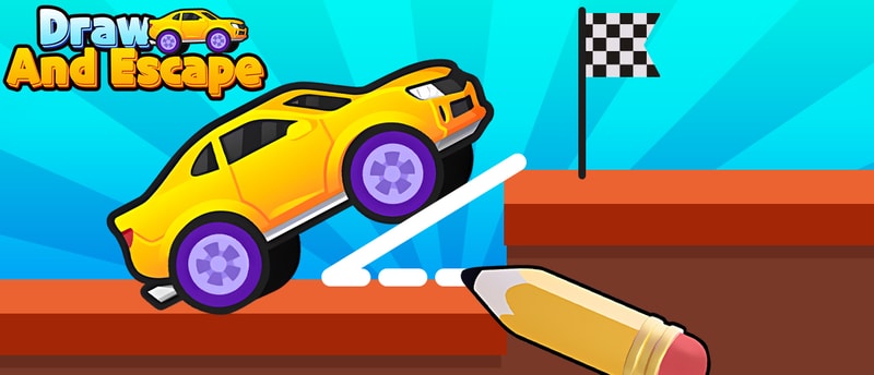 Draw And Escape - Free Puzzle Parking & Drawing Game