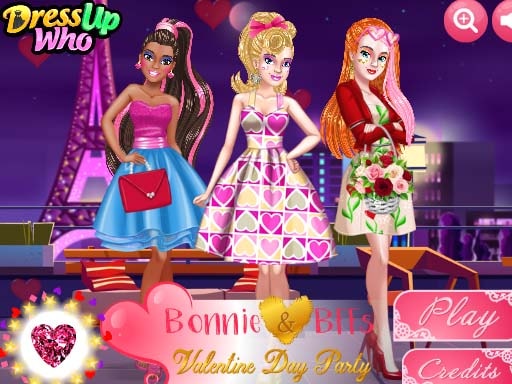 Bonnie and BFFs Valentine Day Party - Play Game Online for Free