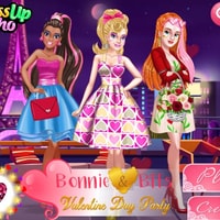 Bonnie and BFFs Valentine Day Party - Play Game Online for Free