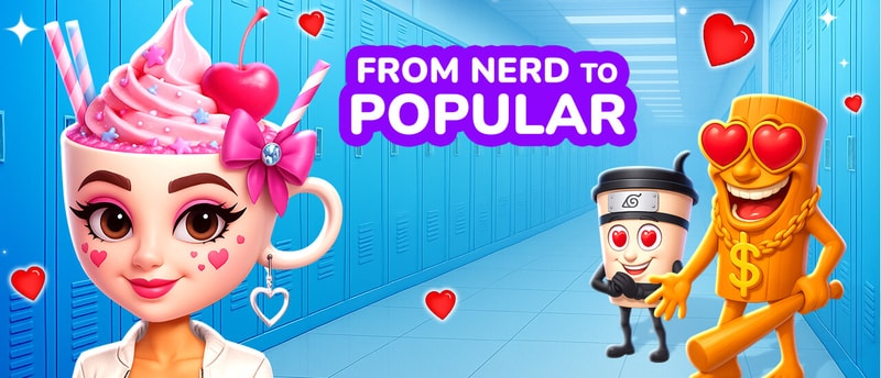From Nerd to Popular Ballerina Cappuccina - Dress Up & Makeover Game