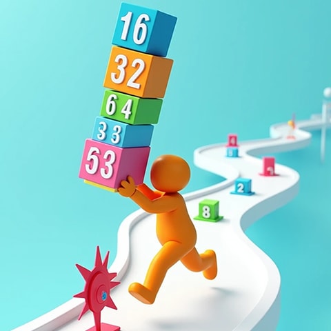 Cube Stack 2048 - Play the Addictive Puzzle Game Online for Free