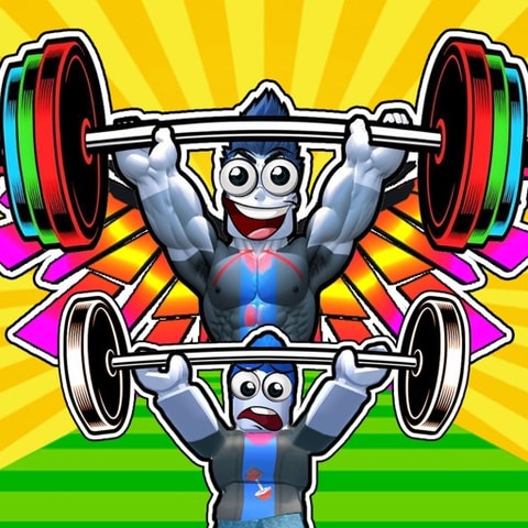 Obby: Gym Simulator - Juego en línea gratis para hacer ejercicio y escapar