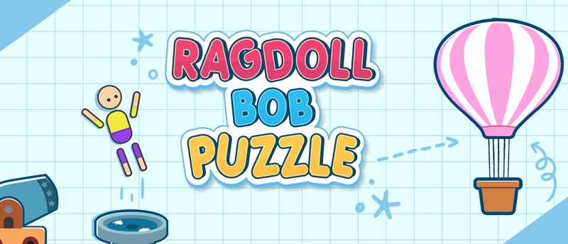 Ragdoll Bob Puzzle - Fun 2D Puzzle Game to Play and Solve