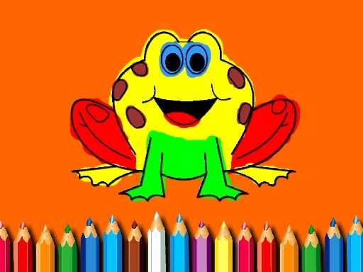BTS Funny Frog Coloring Book - Juego de colorear en línea gratis para niños