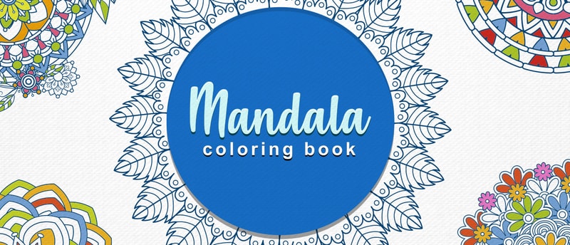 Mandala Boyama Kitabı - Renkli ve Rahatlatıcı Boyama Oyunu