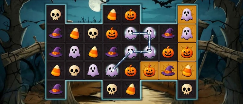 Spooky Chains - Fun Halloween Match-3 Puzzle Game to Play Now