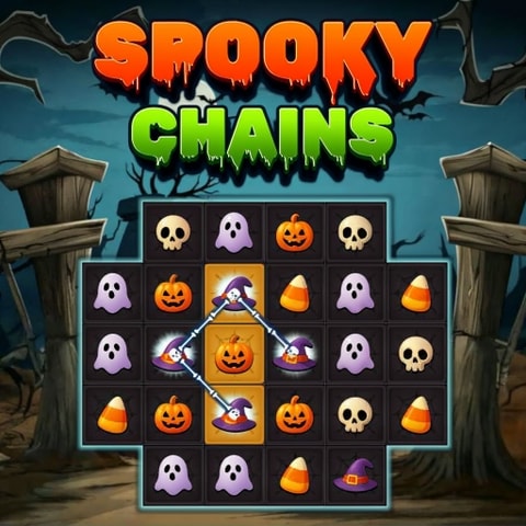 Spooky Chains - Ücretsiz Bulmaca Oyunlarıyla Oyna