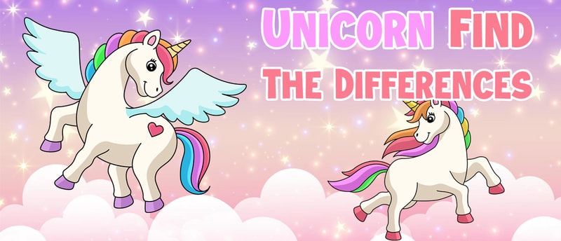 Unicorn Find The Differences