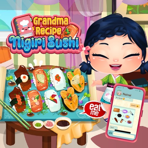 Grandma Recipe Nigiri Sushi - Juego de Cocina para Niños Gratis