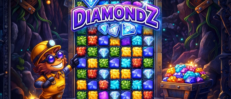 Diamondz Match-3 Puzzle Game - Play Online for Free