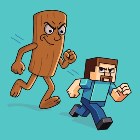 Escape From Tung Tung Sahur - Juego de plataformas y correr gratis