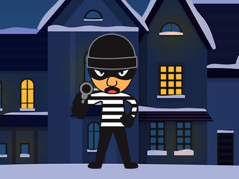 Robbers in the House - Action Shooter Game