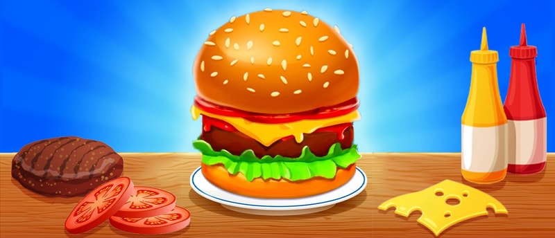 Burger Cafe - Juegos de Cocina para Niños y Niñas