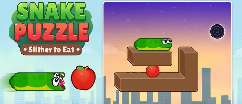 Snake Puzzle: Slither to Eat!