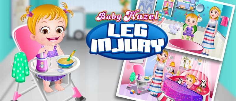 Baby Hazel Leg Injury - Fun Online Care Game for Kids