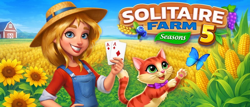 Solitaire Farm Seasons 5 - Juego de cartas gratis y relajante
