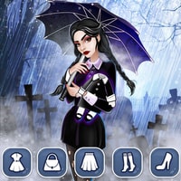 Gothic Dress Up - Play Free Gothic Girl Dress Up Game
