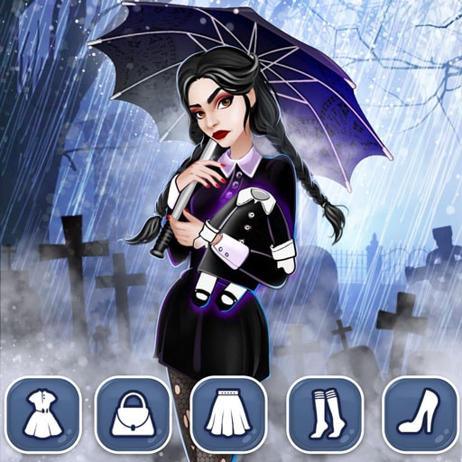 Gothic Dress Up - Play Free Gothic Girl Dress Up Game