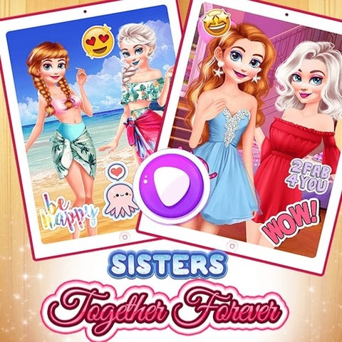 Sisters Together Forever - Ücretsiz Oyna Disney Kardeşlik Oyunu