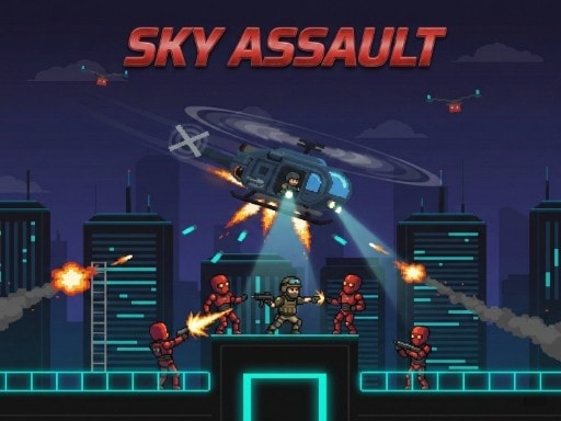 Sky Assault: Juego de disparos verticales y acción en línea