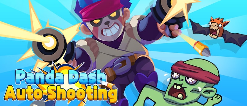 Panda Dash Auto Shooting - Ücretsiz Çevrimiçi Atış Oyunu