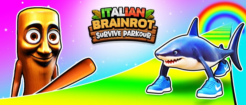 Italian Brainrot Survive Parkour - Play Game with Chaos and Memes