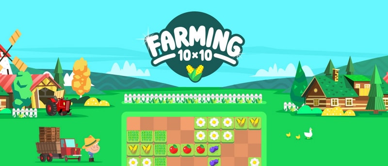 Farming 10x10 - Play Free Farm Puzzle & Harvest Game